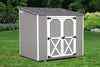 6x8x8H Lean-To Utility Shed